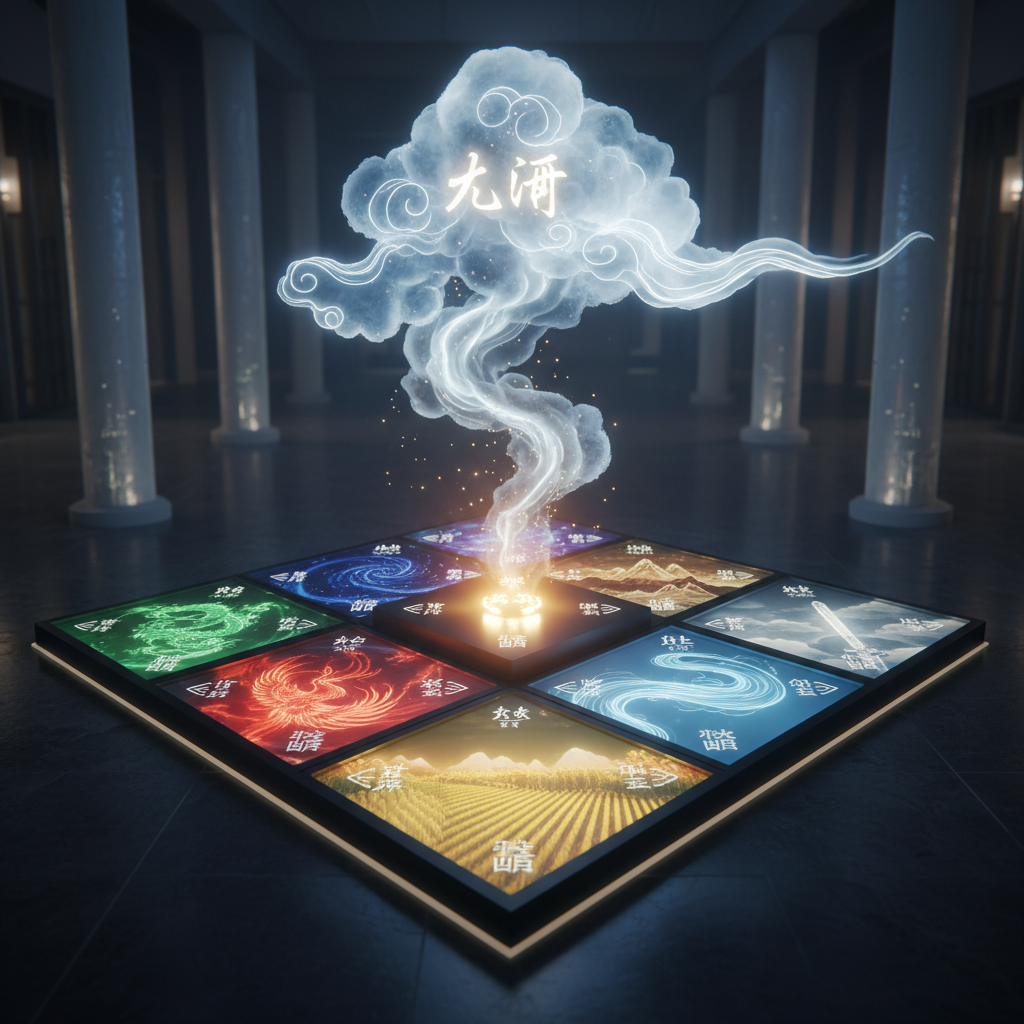 Interpreting Nine Heaven in the Nine Palaces