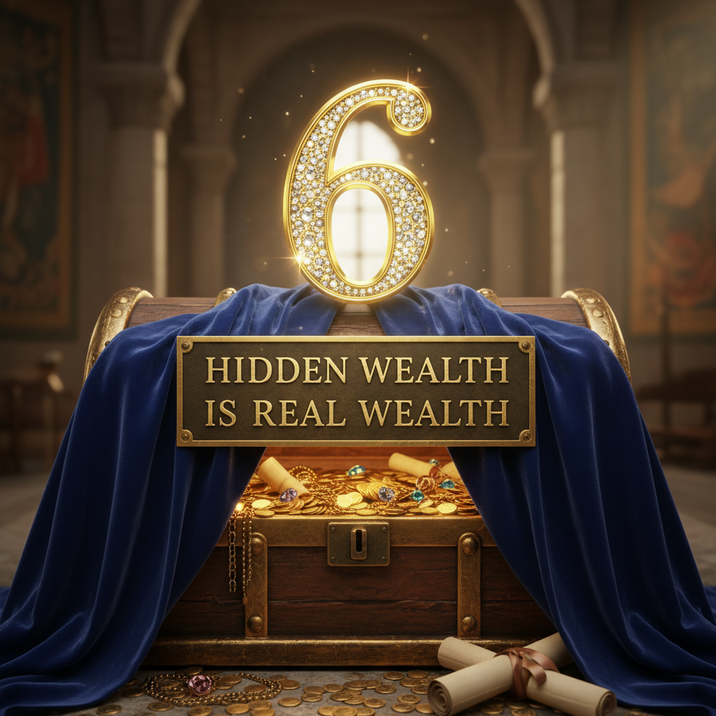 6️⃣ HIDDEN WEALTH IS REAL WEALTH