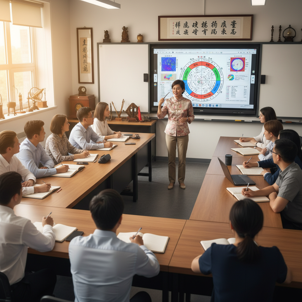 A couple of days when I was teaching a group coaching in Qimen to my Qi Men Dun Jia Student, one of 