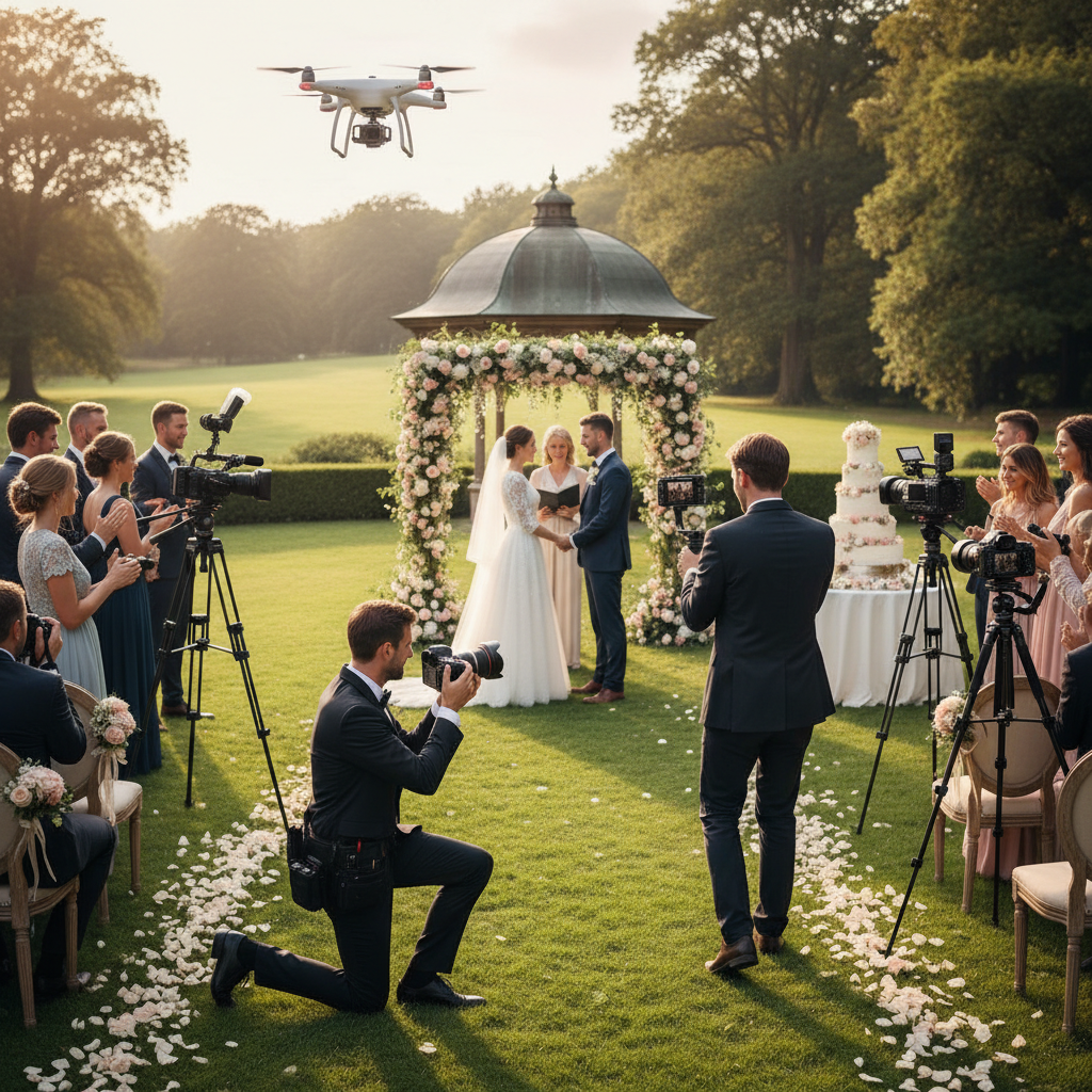I have a client who is in the videography business and specializes in wedding videography. At the en
