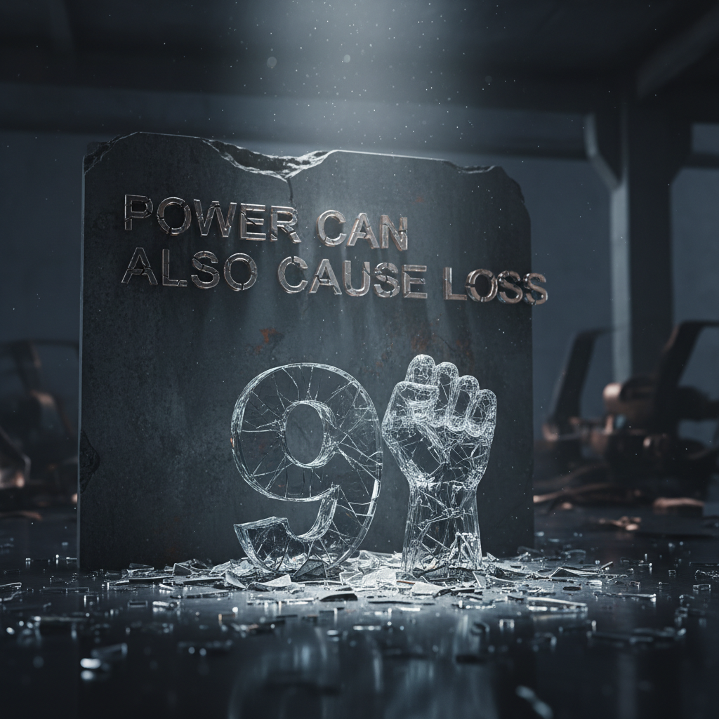9️⃣ POWER CAN ALSO CAUSE LOSS