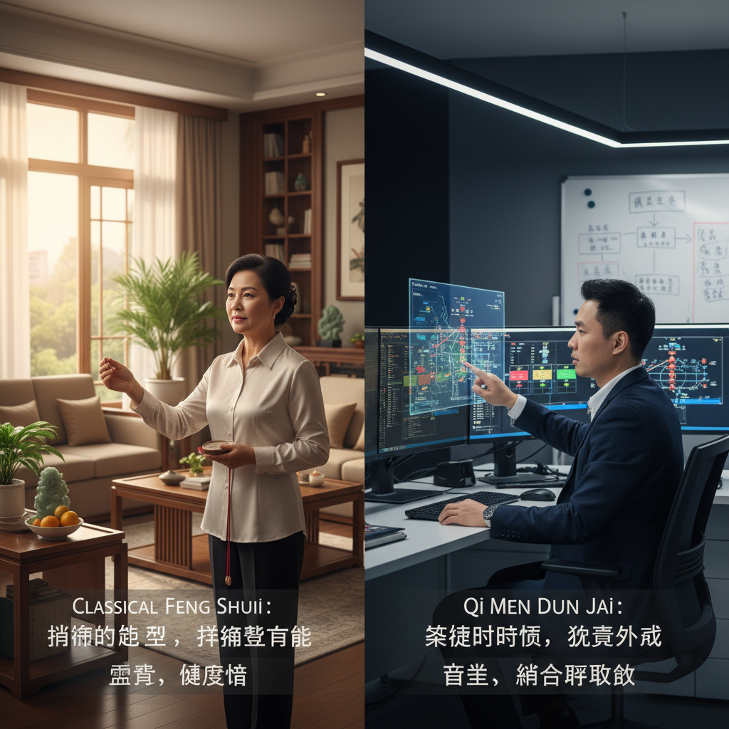 How Qi Men Differs from and Enhances Classical Feng Shui
