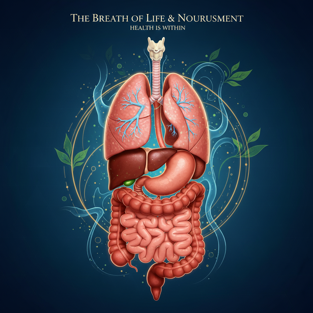 Health – Lungs, right ribs, throat, mouth, right breast, skin, left leg, digestive system, the
