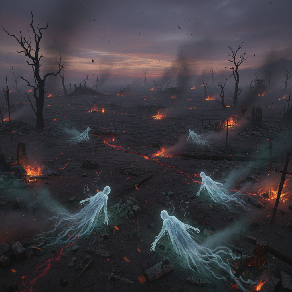 So in this case, a land with goes with ghost, with a fire, and with a destroyer which is not a very 