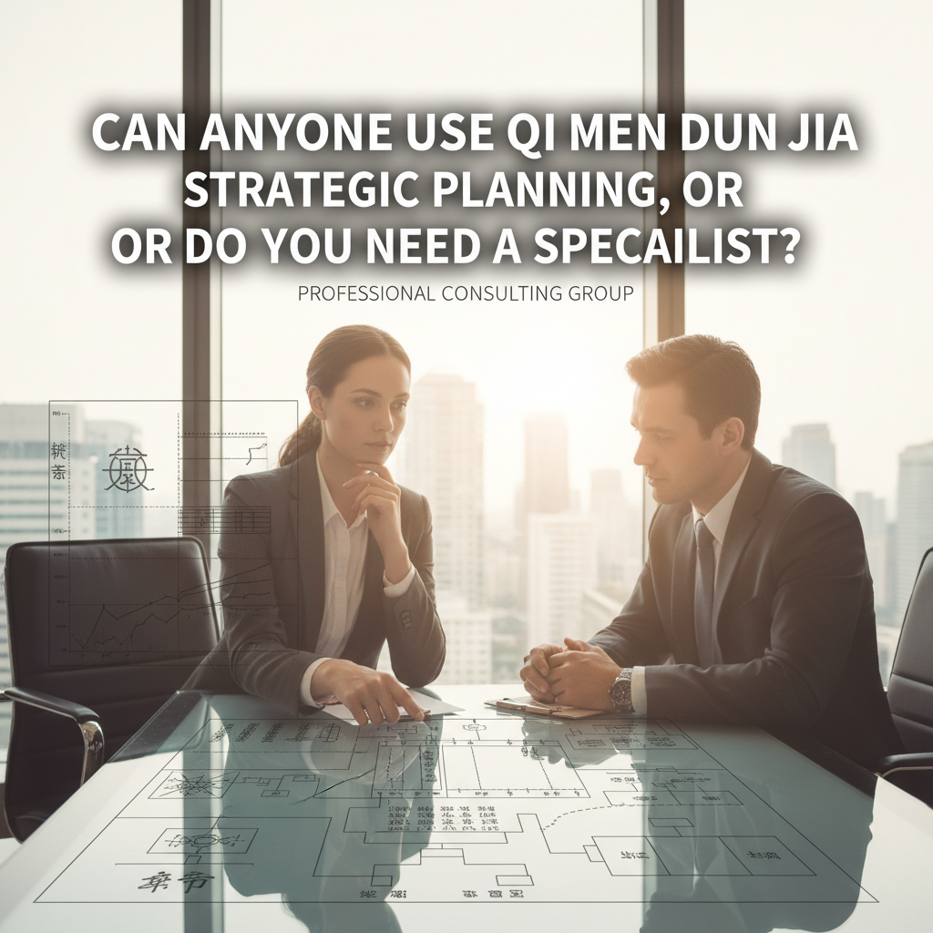 1. can Anyone Use Qi Men Dun Jia Strategic Planning, or do You Need a Specialist?