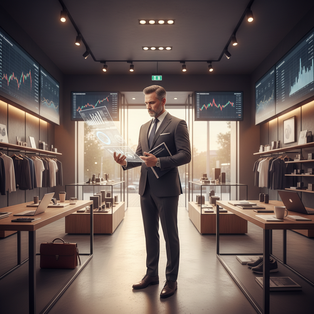 Mr Marcus wants to invest in a retail shop, and wants to check if this is a good choice