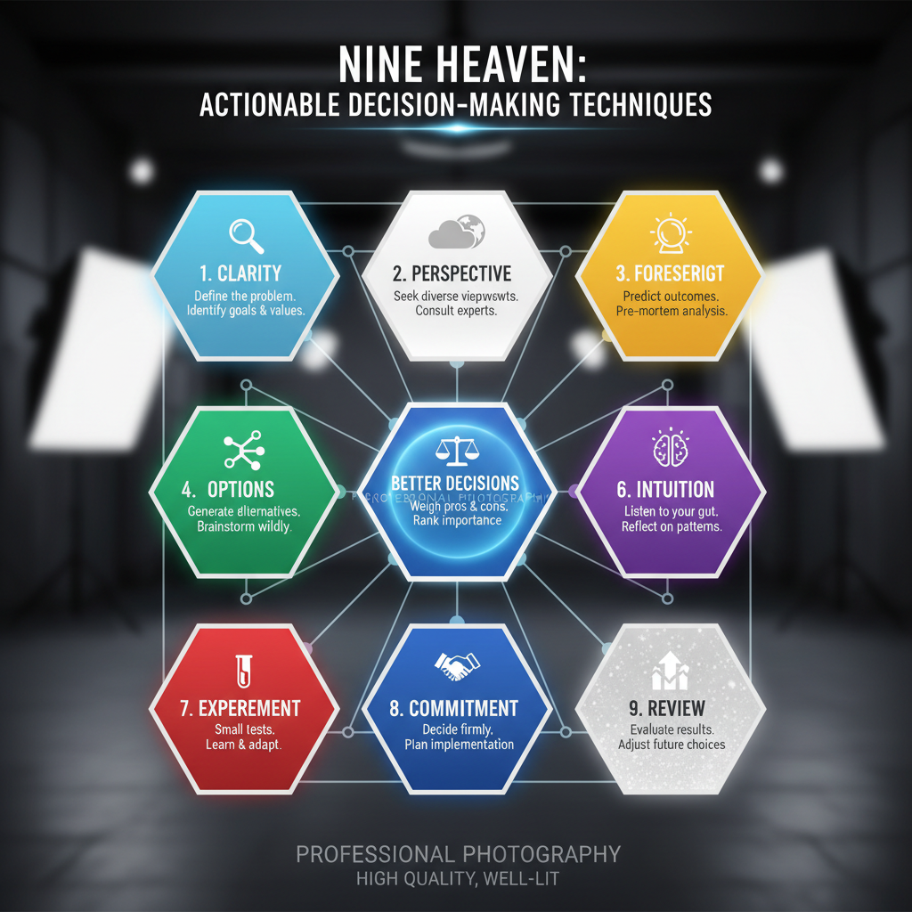 Actionable Techniques: How to Use Nine Heaven to Make Better Decisions