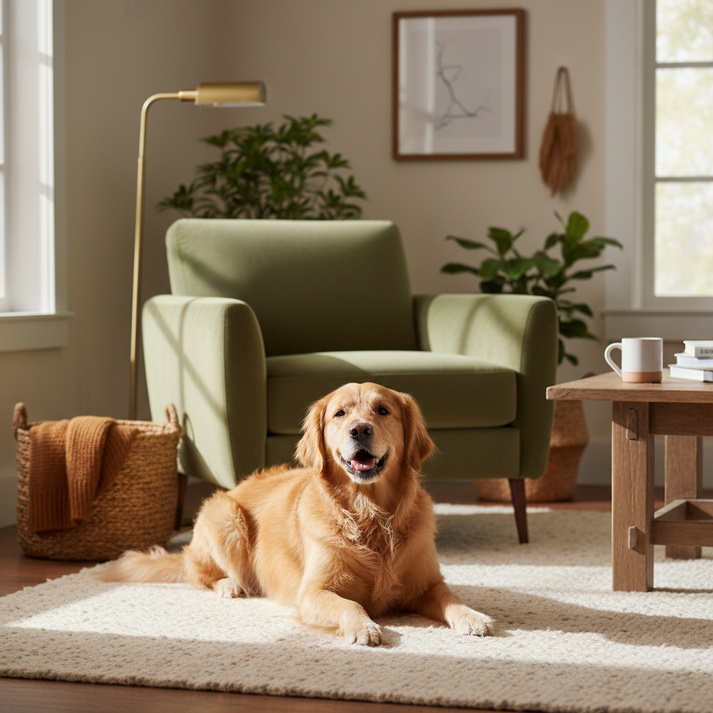 A playful, joyful dog