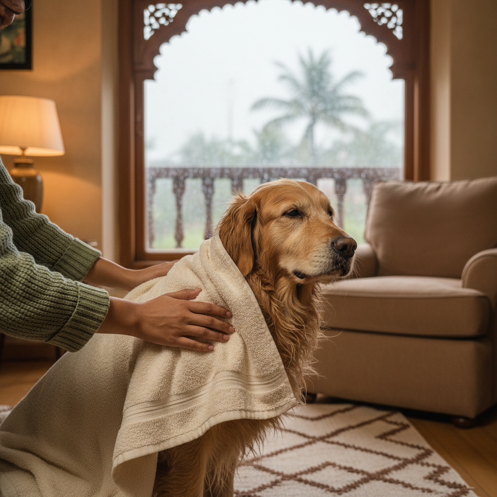 Monsoon Dog Care in India: How to Keep Your Dog Healthy in the Rainy Season