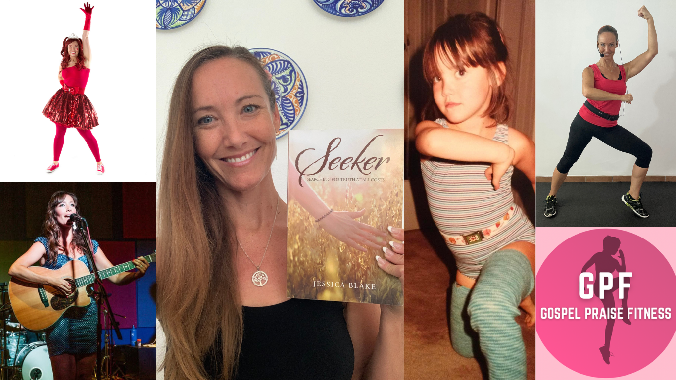 Jessica Blake, founder of Seeker Ministries and Gospel Praise Fitness, in many stages of life