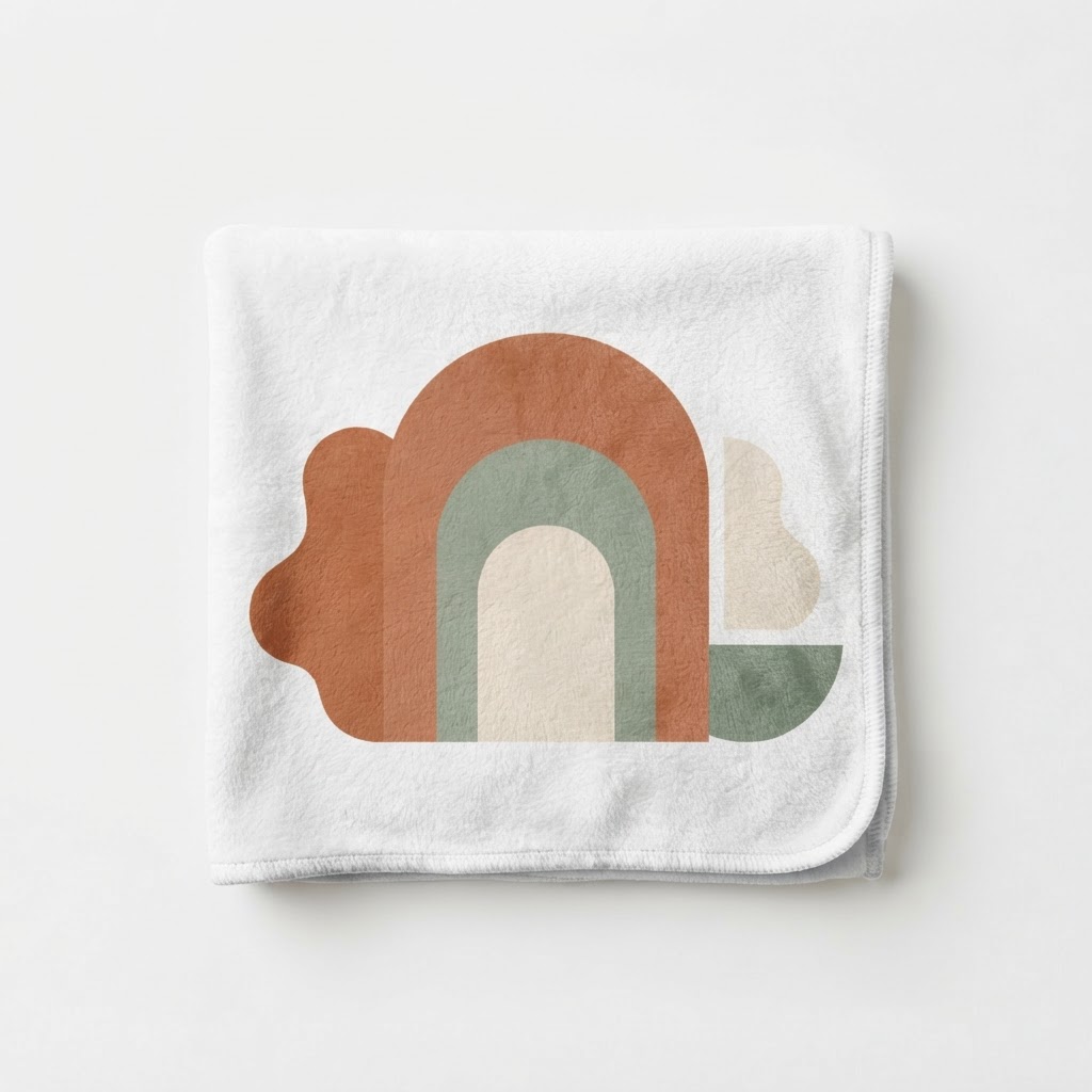 Modern Abstract Arch Throw Pillow