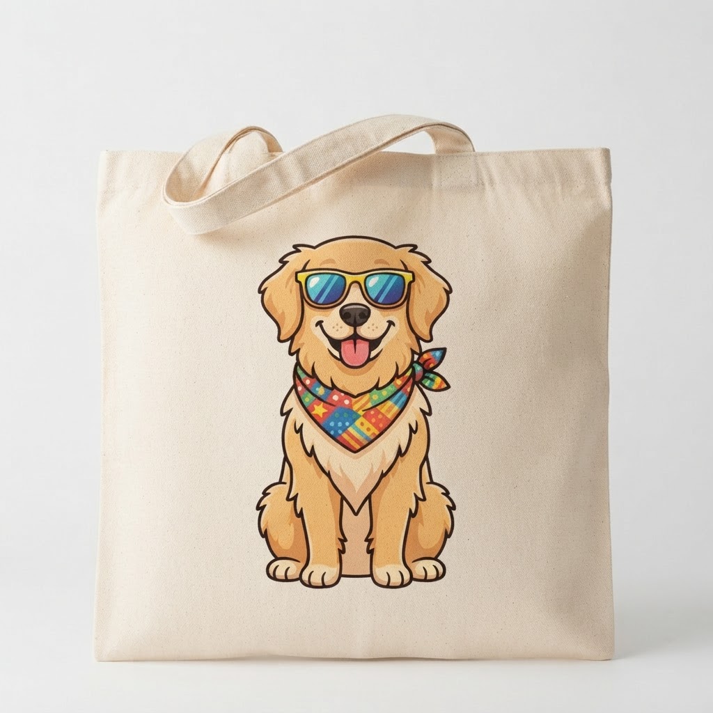 Whimsical Wanderer Canvas Tote Bag