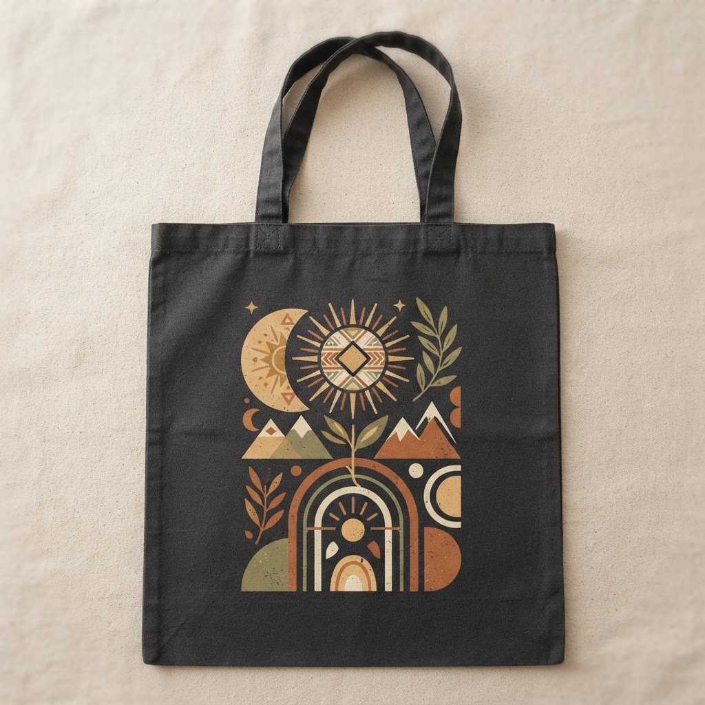 Faith Over Fear Bold Typography — Cotton Tote Bag