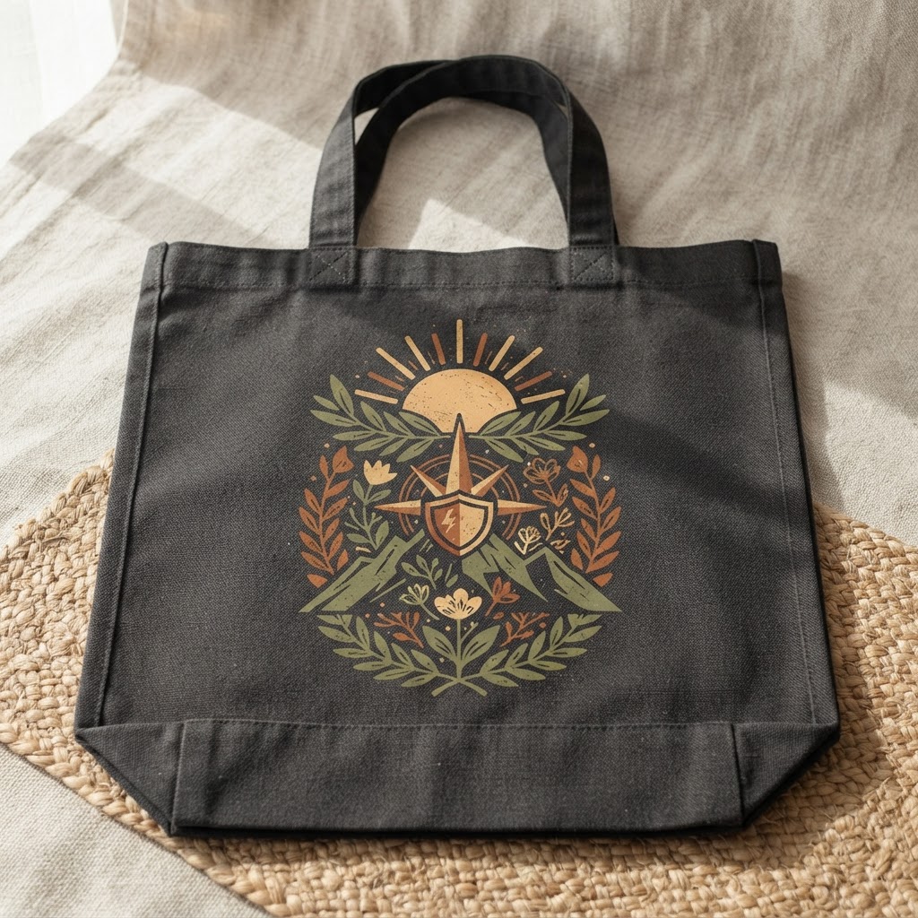 Faith Over Fear Typography — Canvas Tote Bag