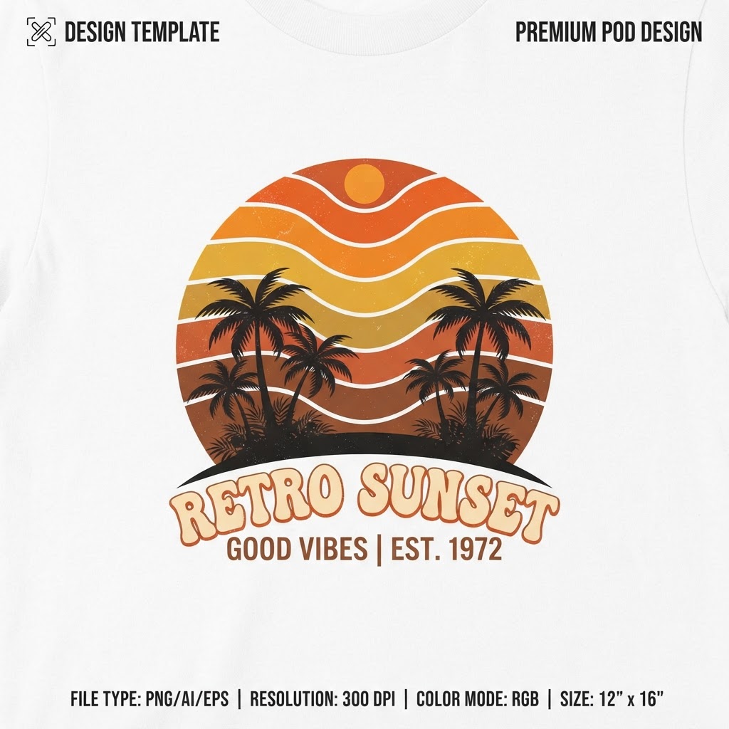 Retro Sunset