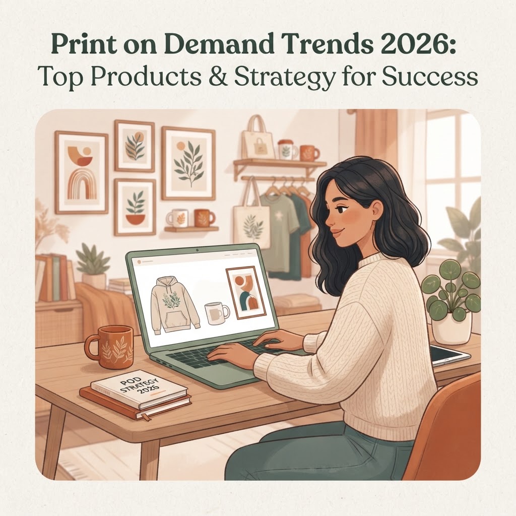 Print on Demand Trends 2026: Top Products & Strategy for Success