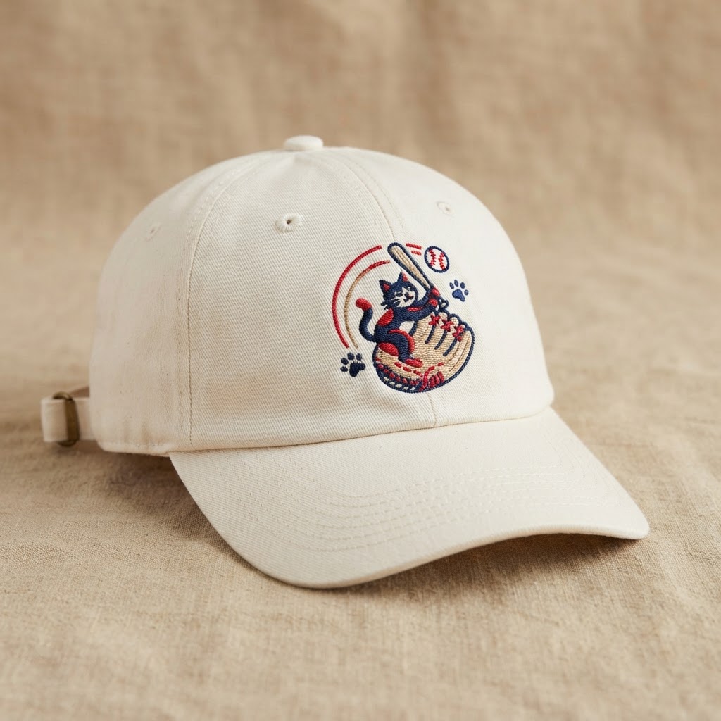 Cat Logic — Embroidered Baseball Cap