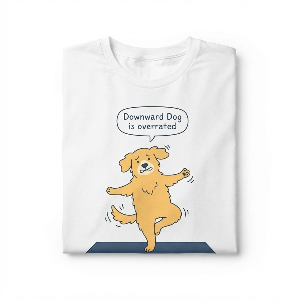 Dog Yoga Master — Cotton T-Shirt