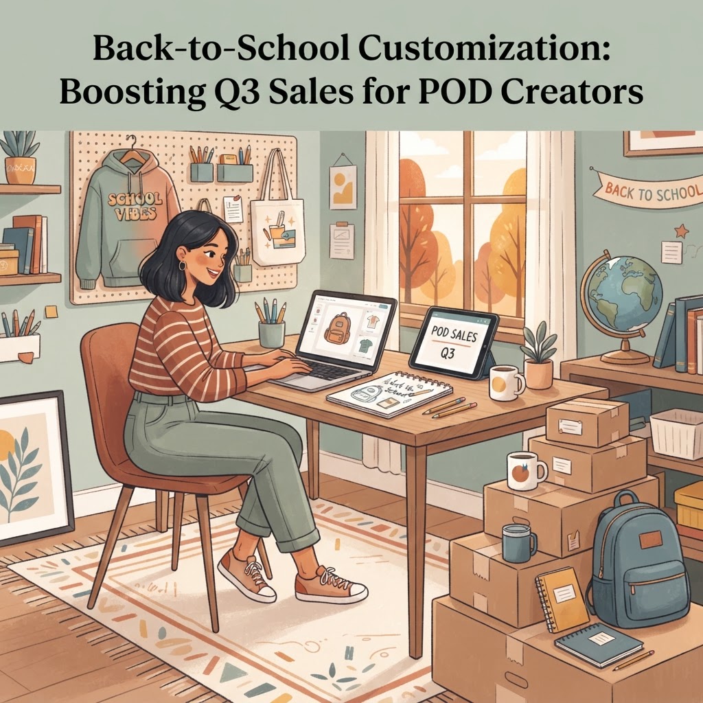 Back-to-School Customization: Boosting Q3 Sales for POD Creators