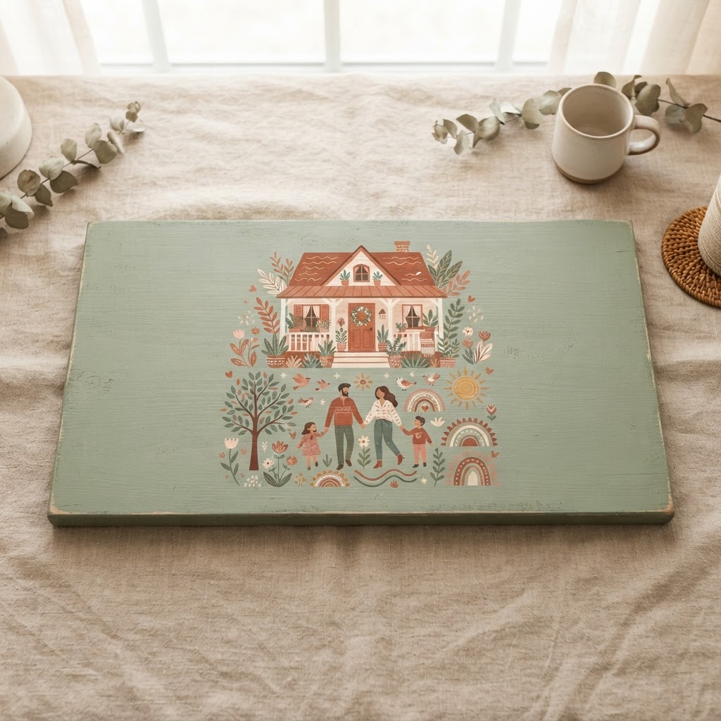 Mission Accomplished Home — Wooden Sign