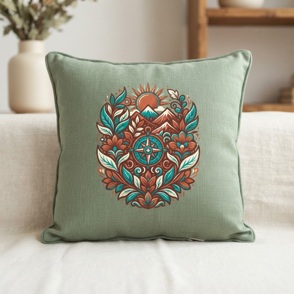 Faith Over Fear Typography Throw Pillow — Home-decor