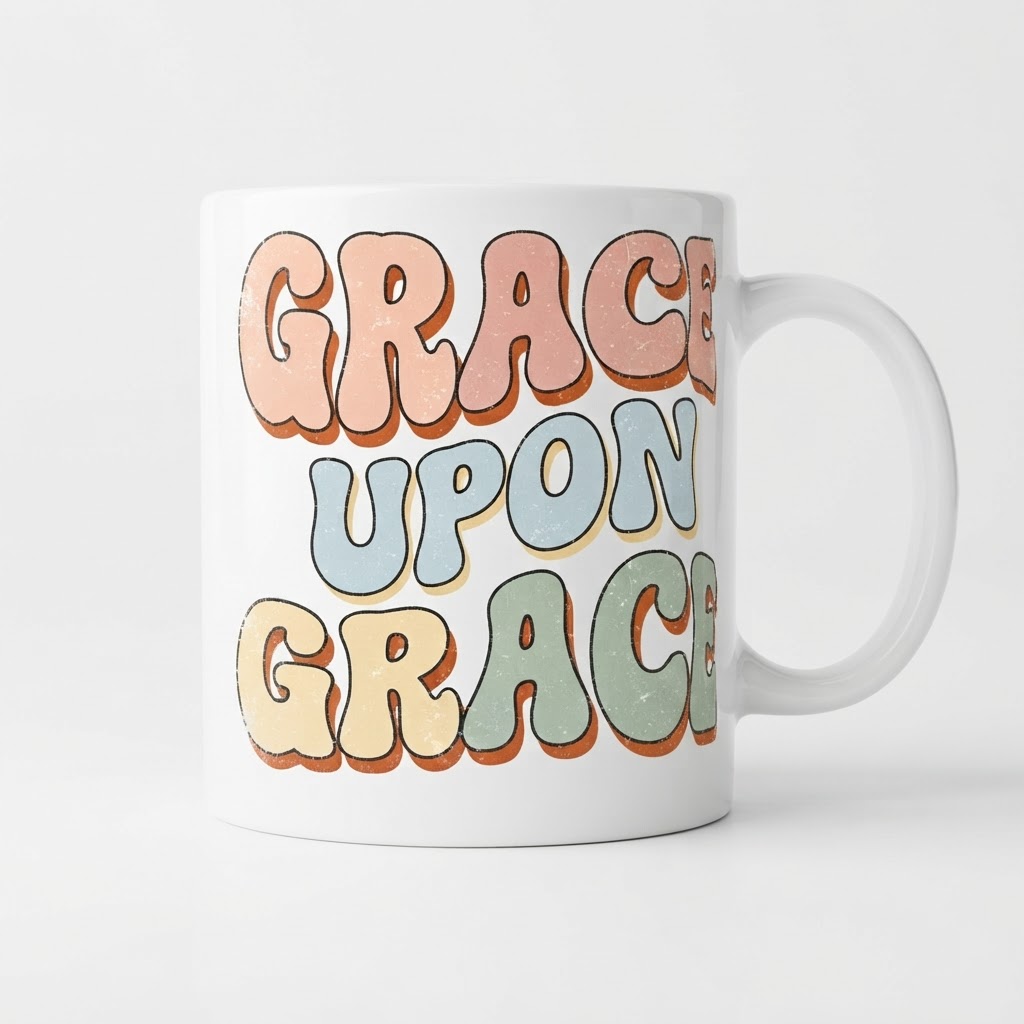Vintage-Inspired Faith Quote — Ceramic Mug