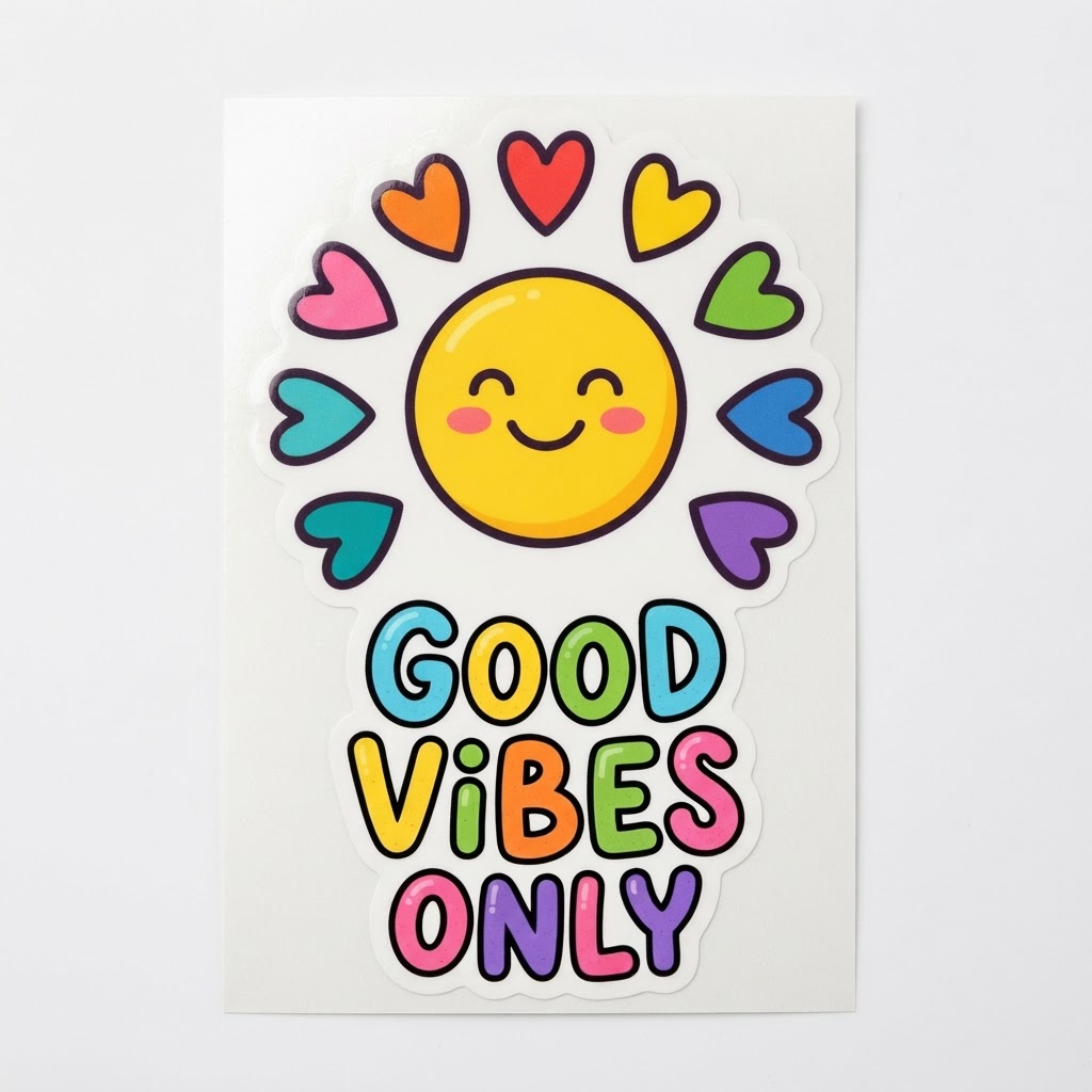 Faithful Sunshine Sticker — Vinyl Sticker