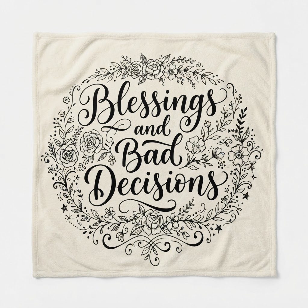 Blessings and Bad Decisions — Throw Pillow