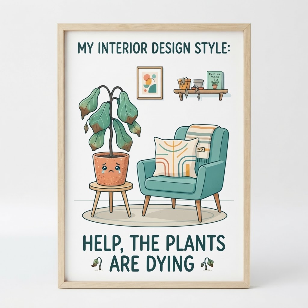 The Interior Designer's Dilemma — Wall Art Poster