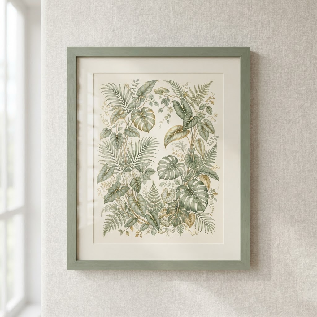 Botanical Jungle Vibes — Wall Art Print