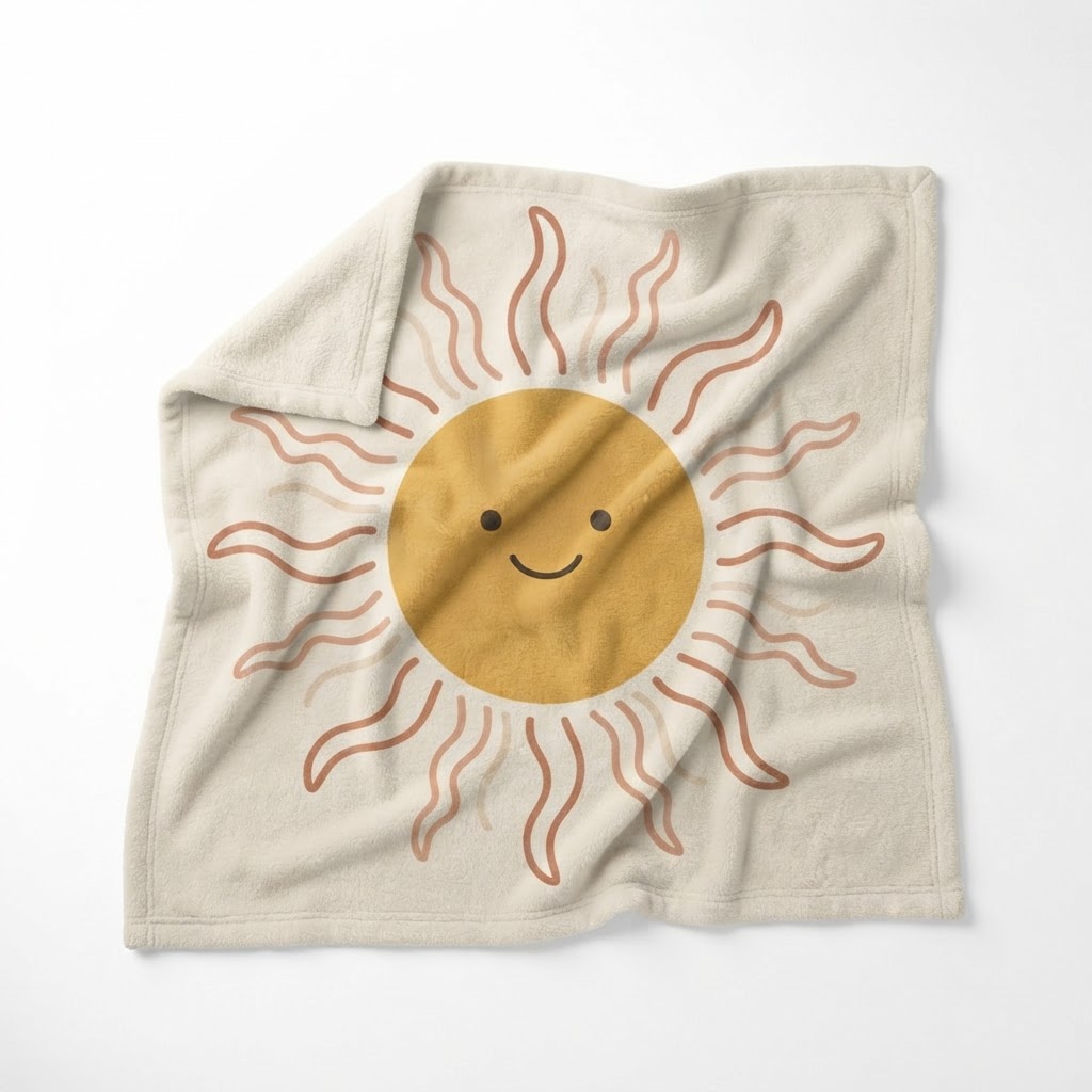 Boho Sunshine Vibes — Throw Blanket