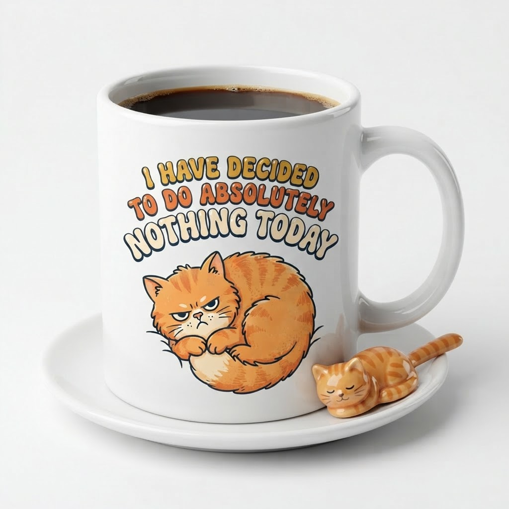 Sassy Cat Nap Times — Ceramic Mug