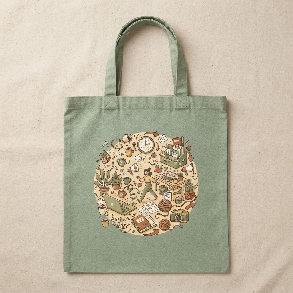 Chaos Coordinator Canvas Tote — Bags