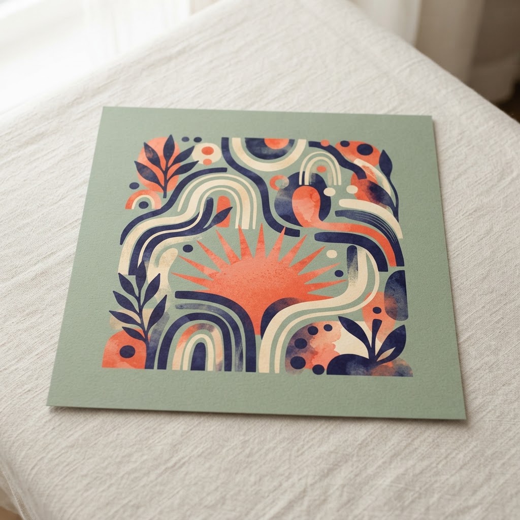 Modern Soulful Affirmation Canvas Poster