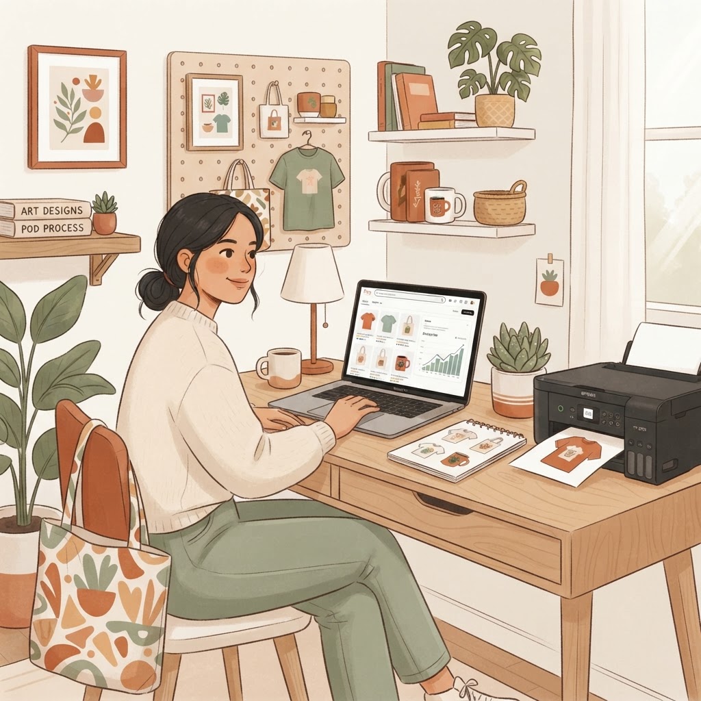 How to Start Selling Print on Demand Products in 2025
