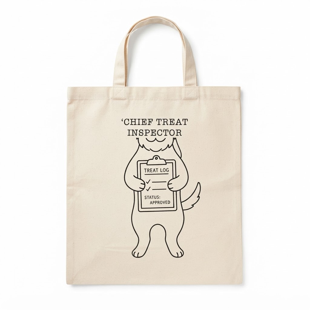 Chief Treat Inspector — Cotton Canvas Tote Bag