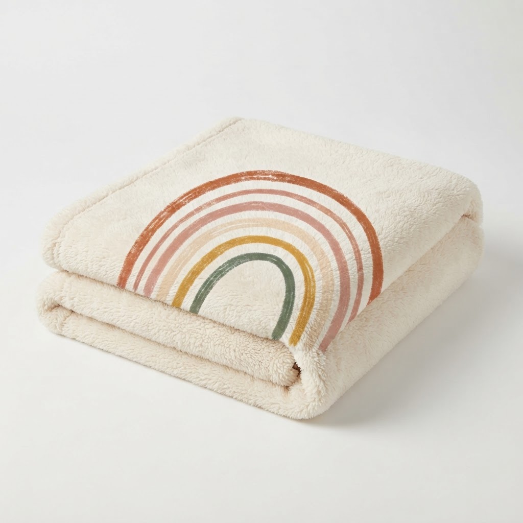 Boho Rainbow Joy — Throw Pillow