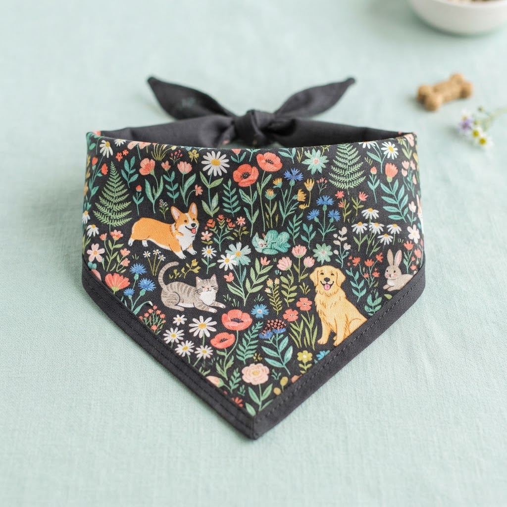 Wildflower Meadow Pet Bandana