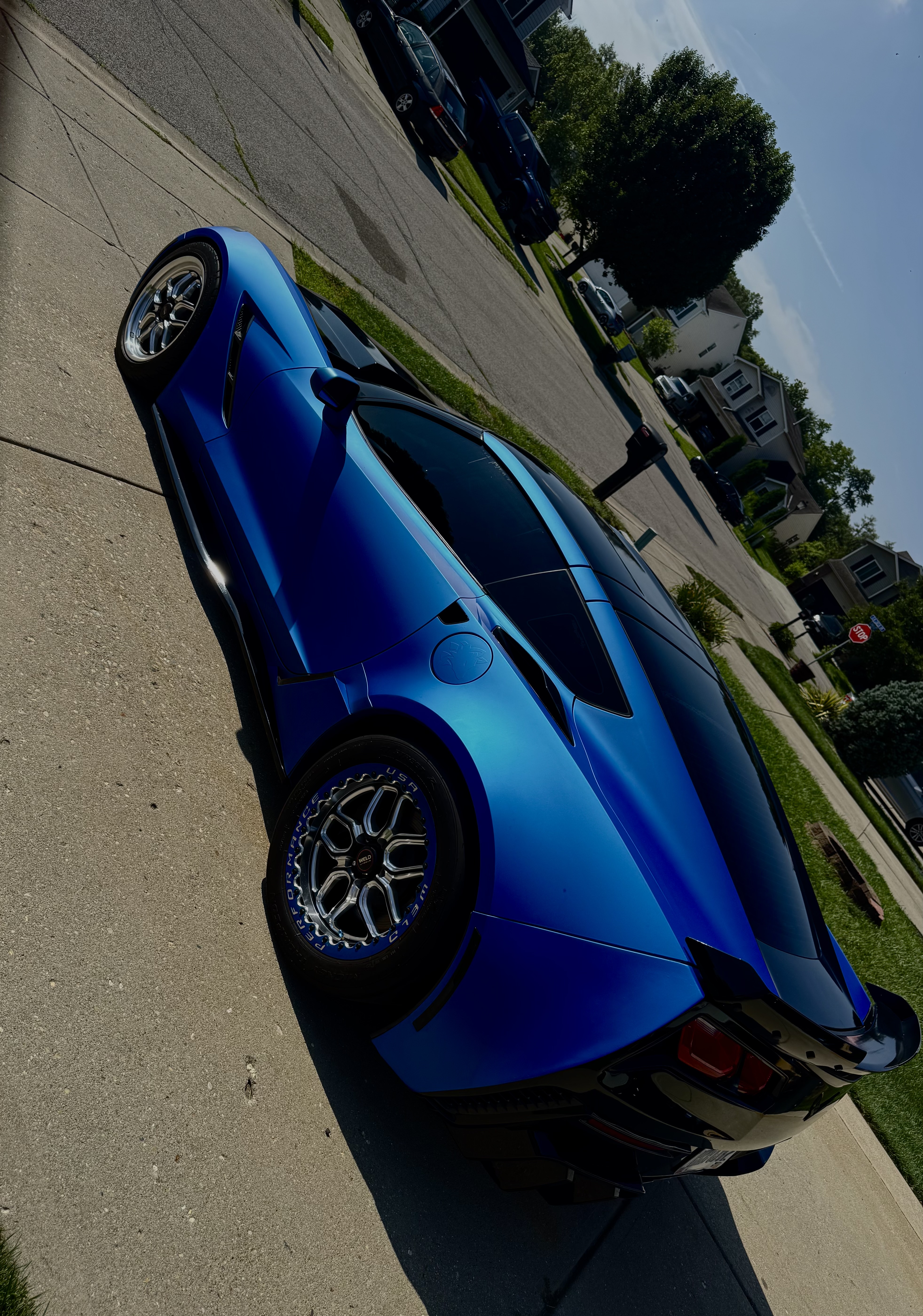 Blue Corvette C7