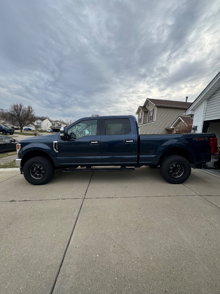 Dark tinted truck at Alpha Customs