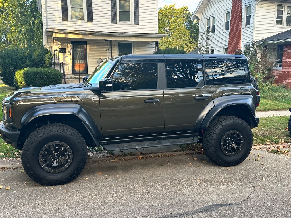 Olive Green Ford Bronco Side