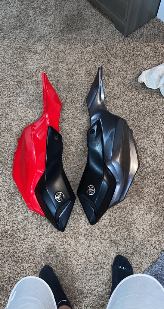 Yamaha Fairing Set — Red & Charcoal
