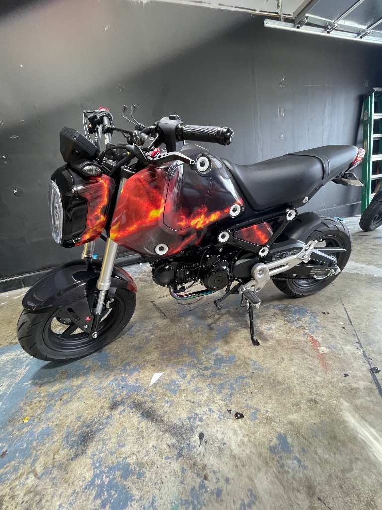 Honda Grom — Fire & Lightning