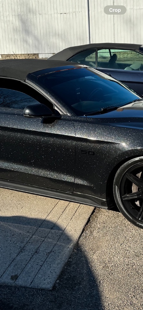 Mustang GT Convertible — Black Sparkle