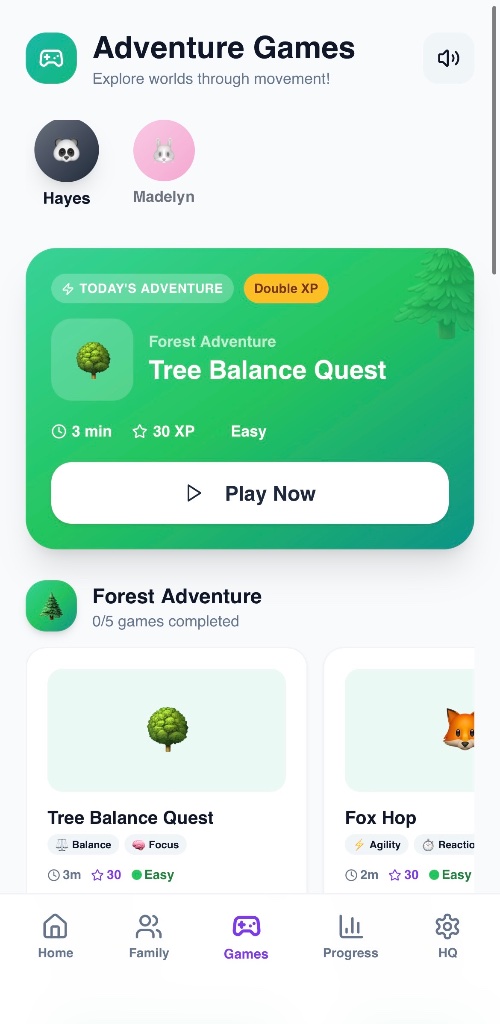 PrimeMotion Family activities for kids