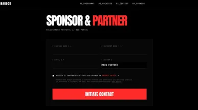 MUSIC FESTIVAL LANDING template preview