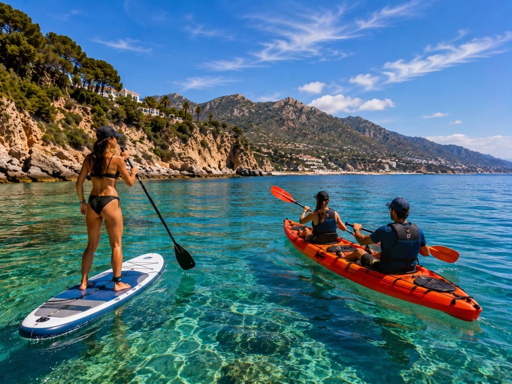 SUP and kayak