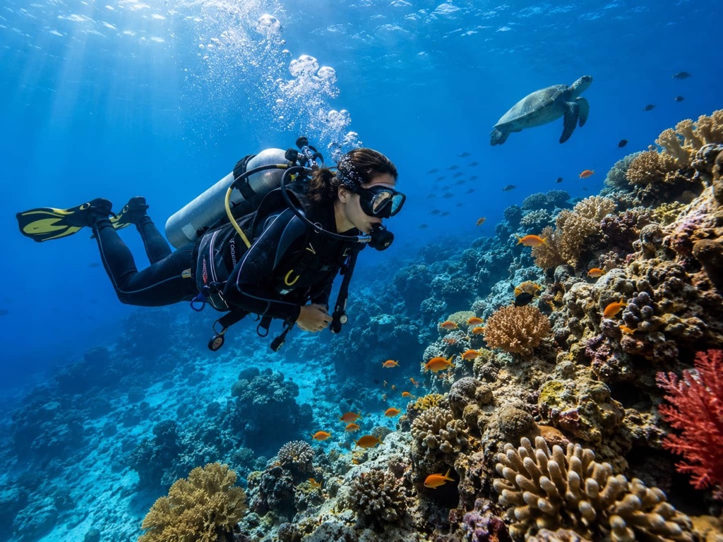 Scuba diving