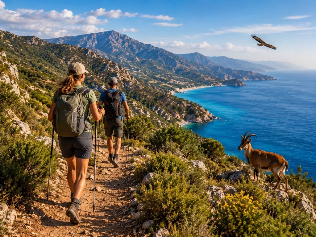 Hiking nature and wildlife