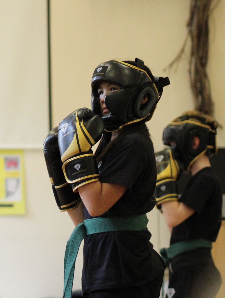 Focus and attention before sparring